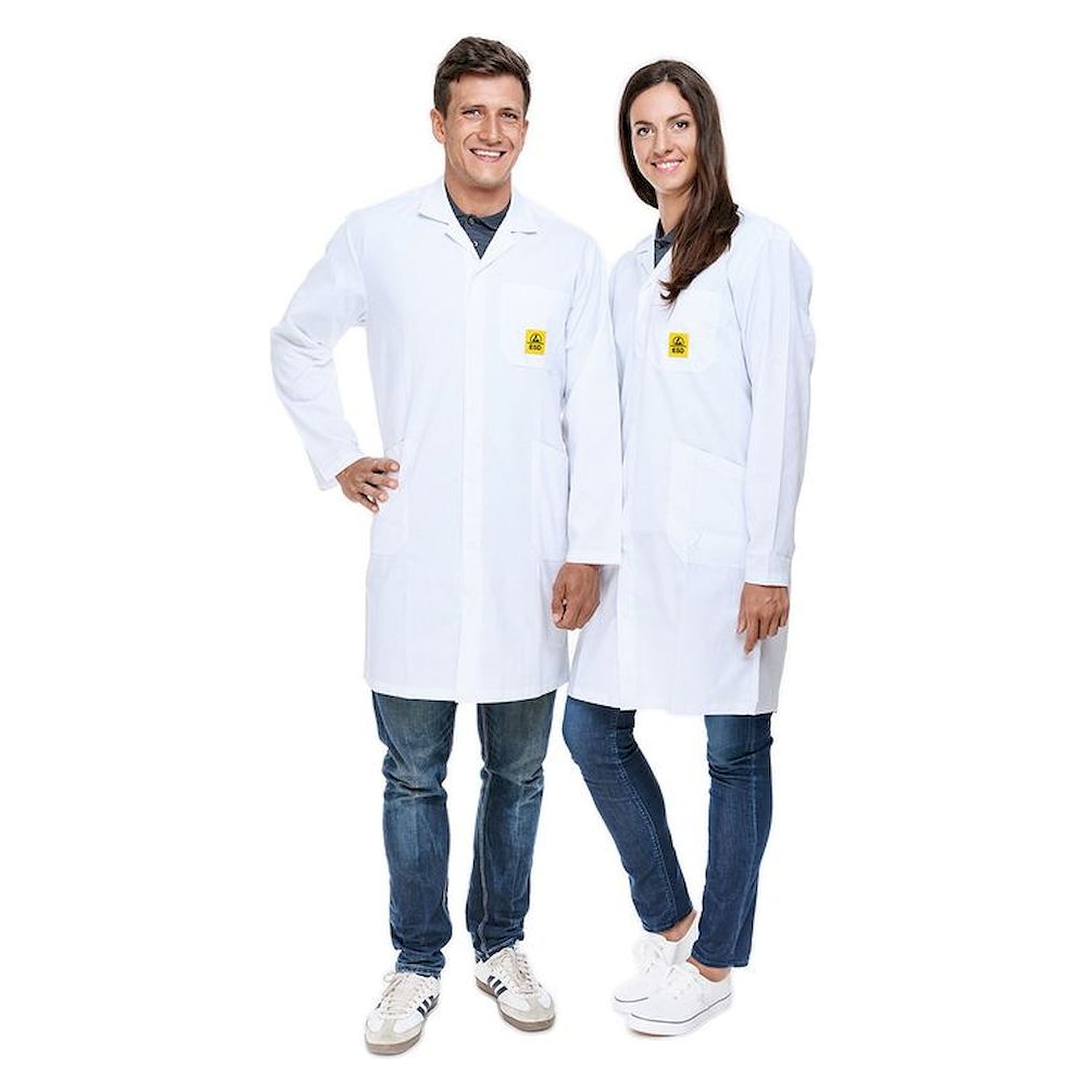 Safeguard SG-AM-WE-146-L-PRO LINE-6XL. ESD Arbeitsmantel Pro Line, weiß, 6XL