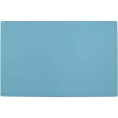 ESD Tischmatte Premium blau, 400x400x2 mm, 2x 10mm Druckknopf