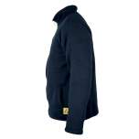 SAFEGUARD SG-FC-MBLB-FL-L40-UNI-XXL. ESD fleece jacket with long zip, unisex, navy blue/light blue, XXL