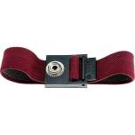 Safeguard SG-AB-10DK-RO-220MM. ESD Wristband red, 10 mm snap fastener
