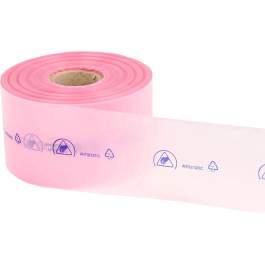ESD bubble wrap, pink dissipative, width 300 mm, 150 m roll