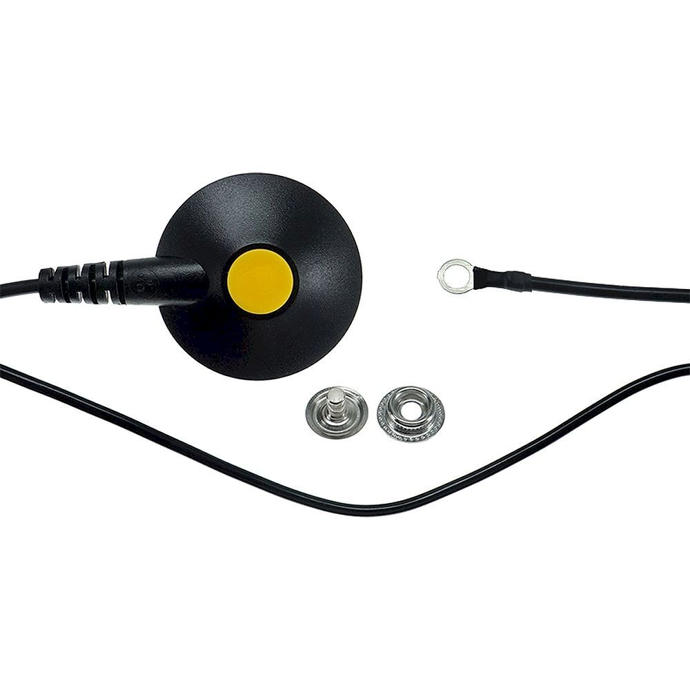 ESD Erdungskabel 10 mm Druckknopf/Öse, L=4,5 m