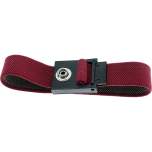 Safeguard SG-AB-7DK-RO-220MM. ESD Wristband red, 7 mm snap fastener