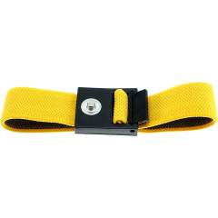 Safeguard SG-AB-3DK-GE-220MM. ESD Wristband yellow, 3 mm push button