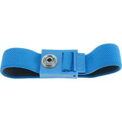 ESD-Armband hellblau, 10 mm Druckknopf