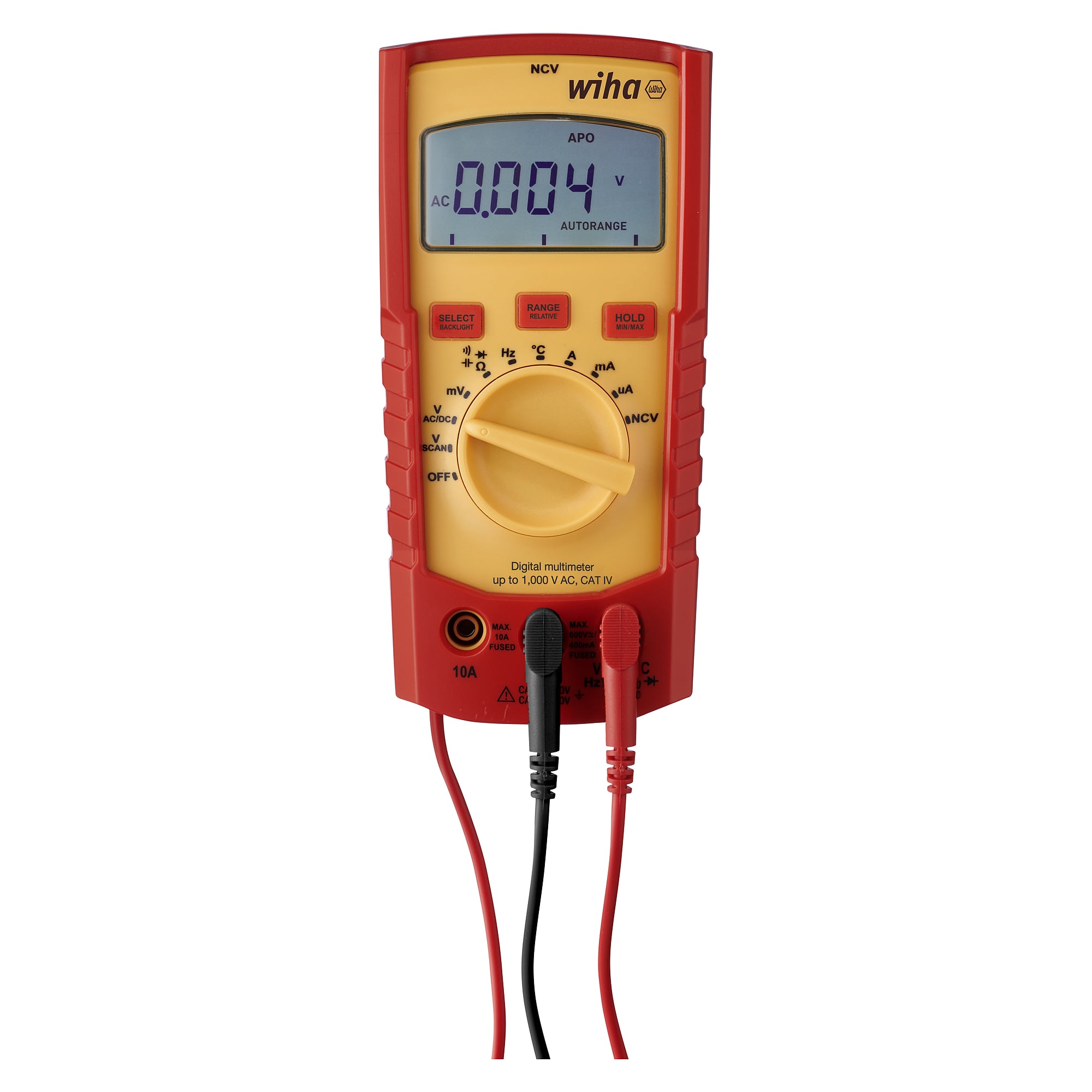 Digitales Multimeter bis 1.000 V AC, CAT IV, True RMS inkl. Batterien - Wiha 45215