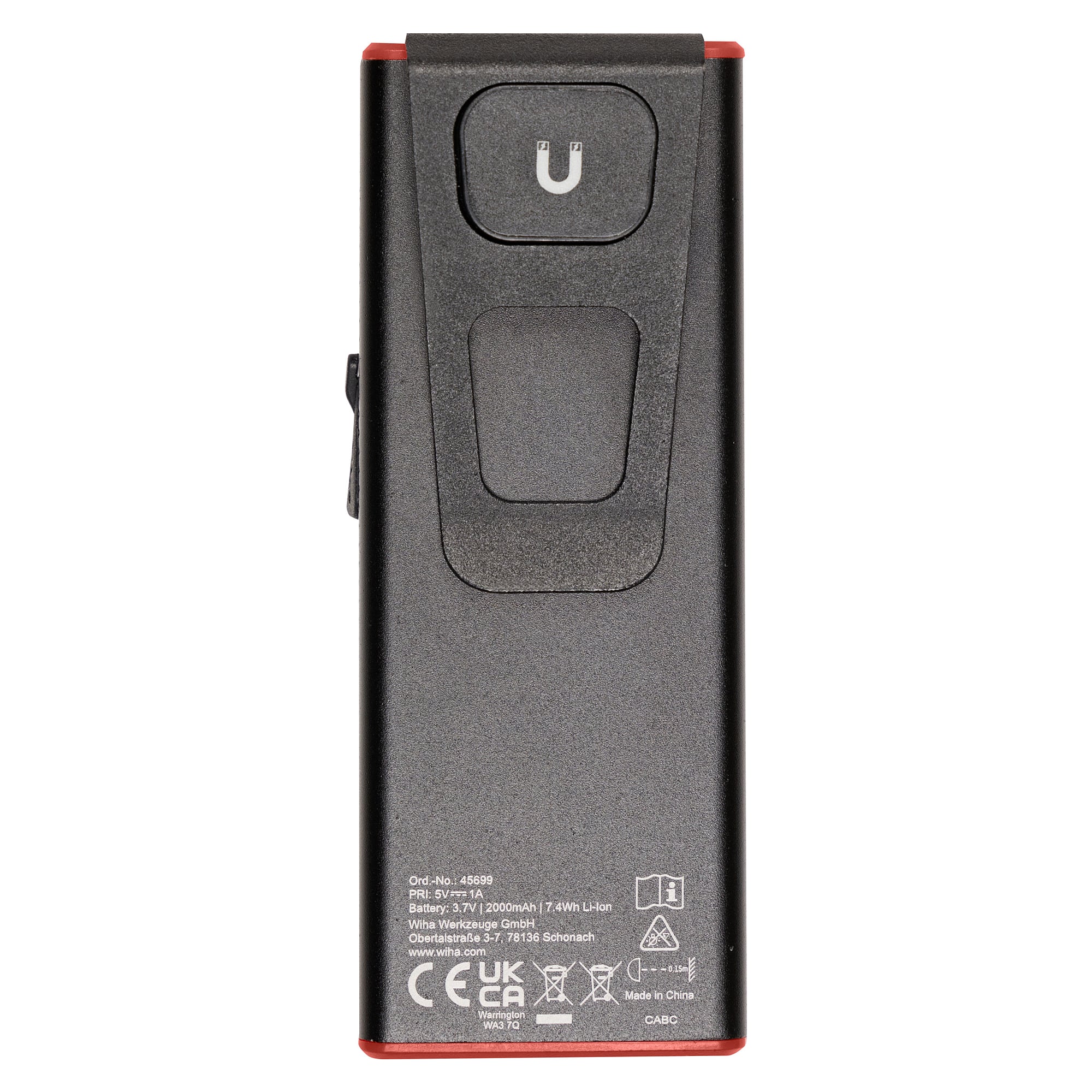 Akku-Handleuchte 1.200 lm mit On/Off-Sensor und USB-C-Ladekabel - Wiha 45699