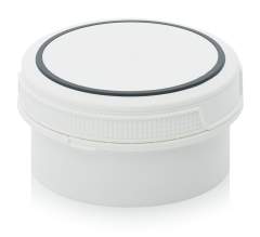 SC A 0.3-99 F6. Screw-top jars Basic, White pail, white lid
