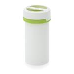 SC AG 1.3-99 F1. Screw-top jars with comfort handle, White pail, green lid