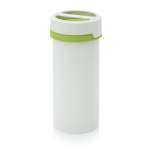 SC AG 2.5-119 F1. Screw-top jars with comfort handle, White pail, green lid