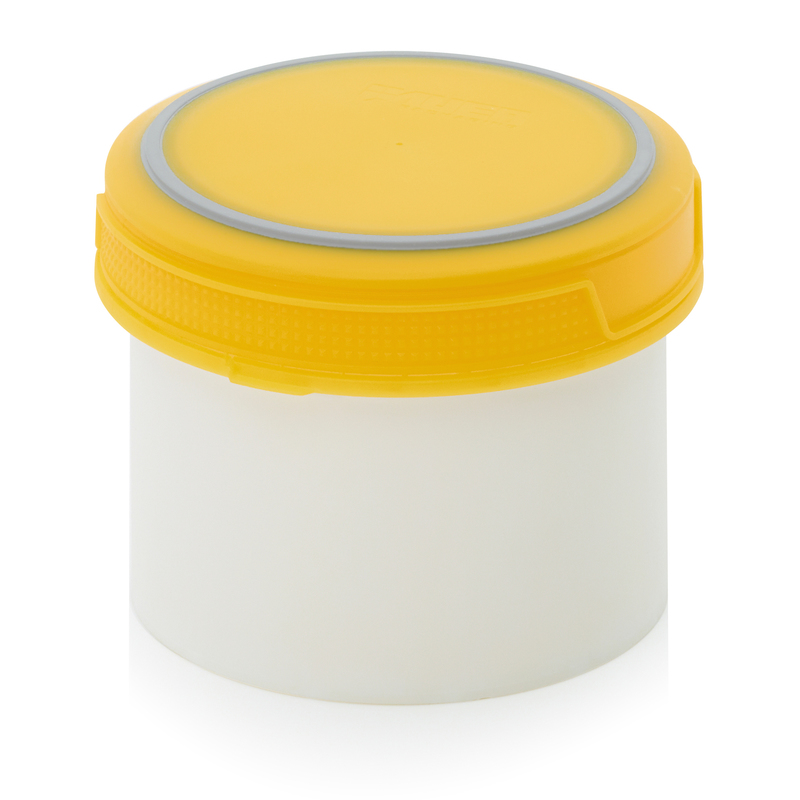 SC I 0.5-99 F2. Screw-top jars Basic, White pail, yellow lid