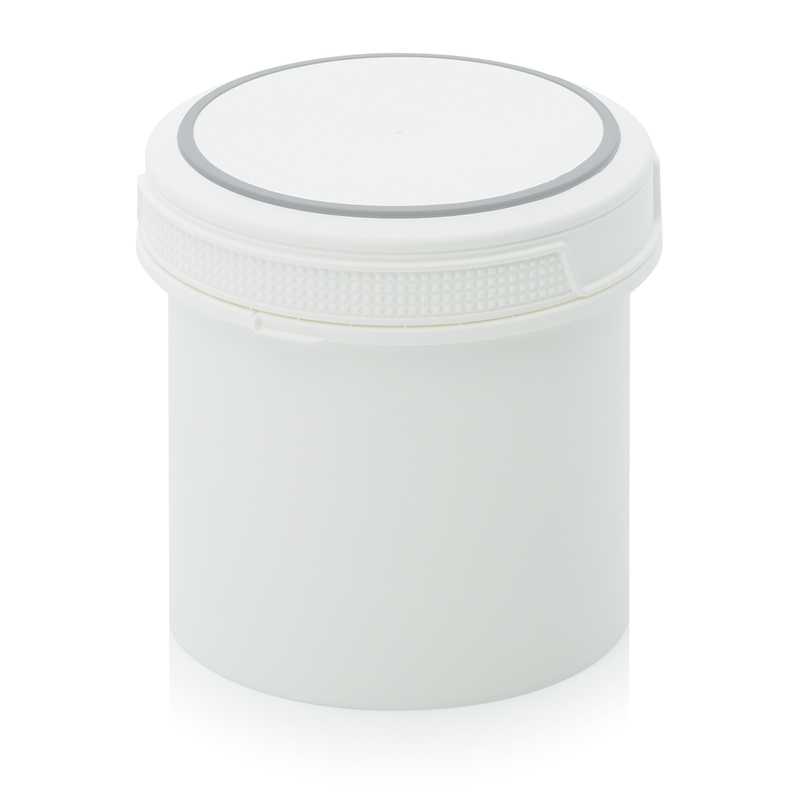 SC I 0.65-99 F6. Screw-top jars Basic, White pail, white lid