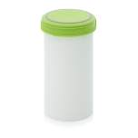 SC I 1.3-99 F1. Screw-top jars Basic, White pail, green lid