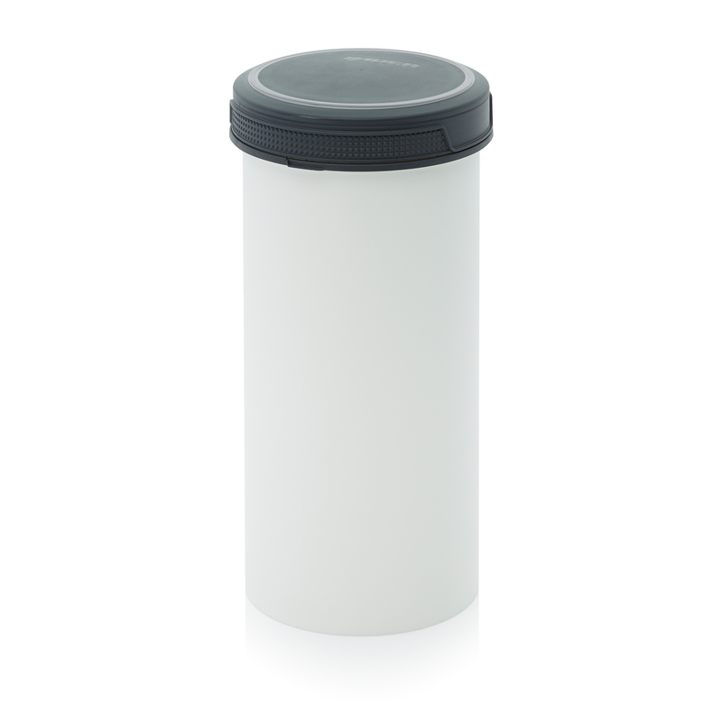 SC I 2.5-119 F5. Screw-top jars Basic, White pail, dark-grey lid