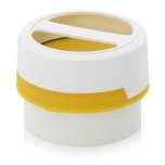 SC IG 0.3-99 F2. Screw-top jars with comfort handle, White pail, yellow lid
