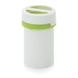 SC IG 1.0-99 F1. Screw-top jars with comfort handle, White pail, green lid