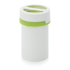 SC IG 1.0-99 F1. Screw-top jars with comfort handle, White pail, green lid