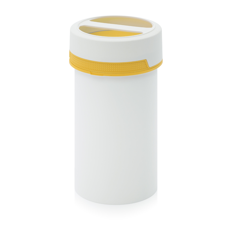 SC IG 2.0-119 F2. Screw-top jars with comfort handle, White pail, yellow lid