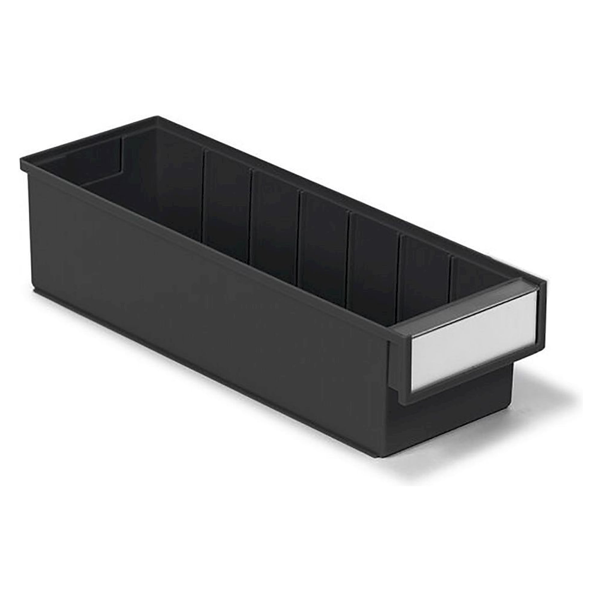 Treston 5015-4ESD. Shelf bin 132x500x100 Black ESD