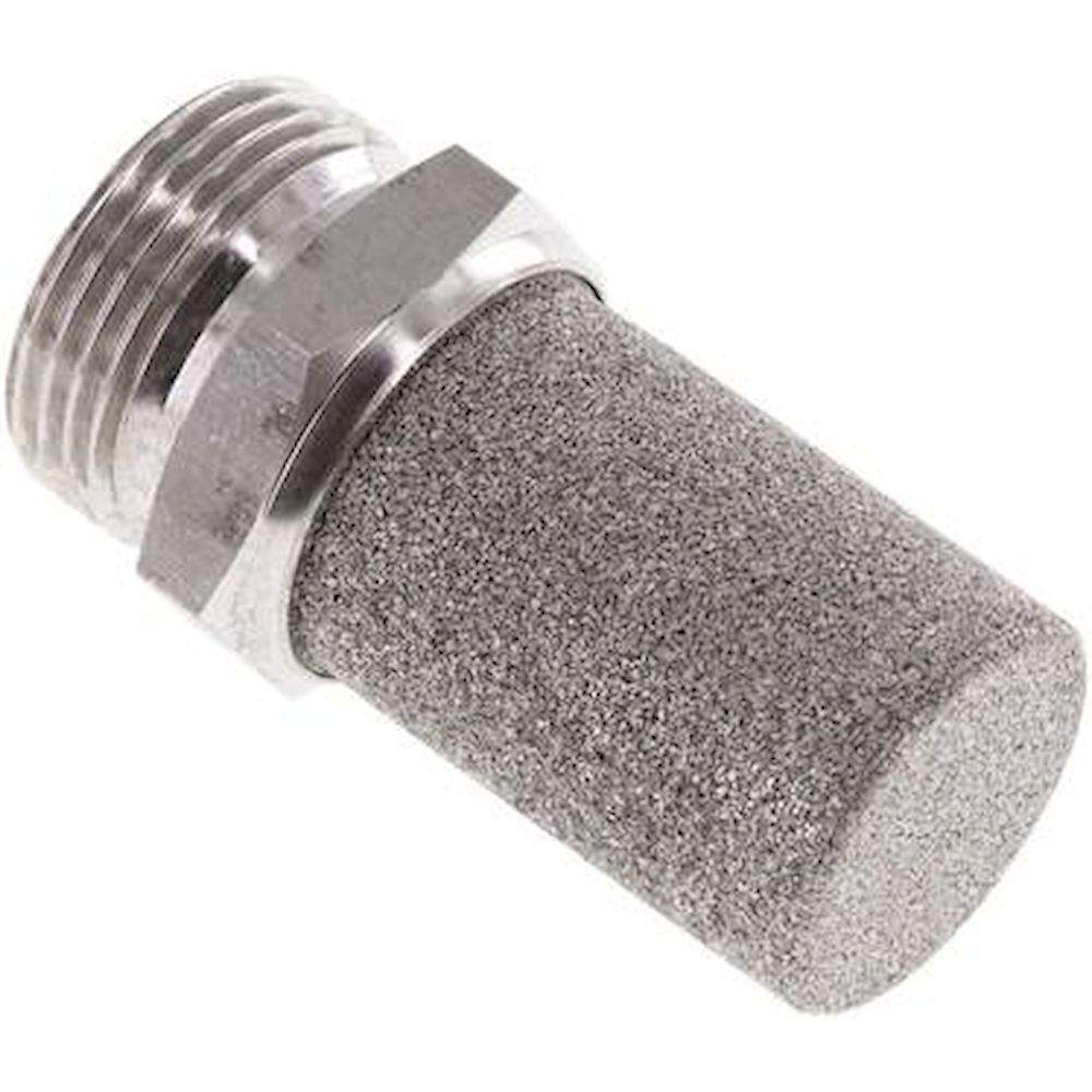 SD 10 ES. Schalldämpfer G 1", Edelstahl