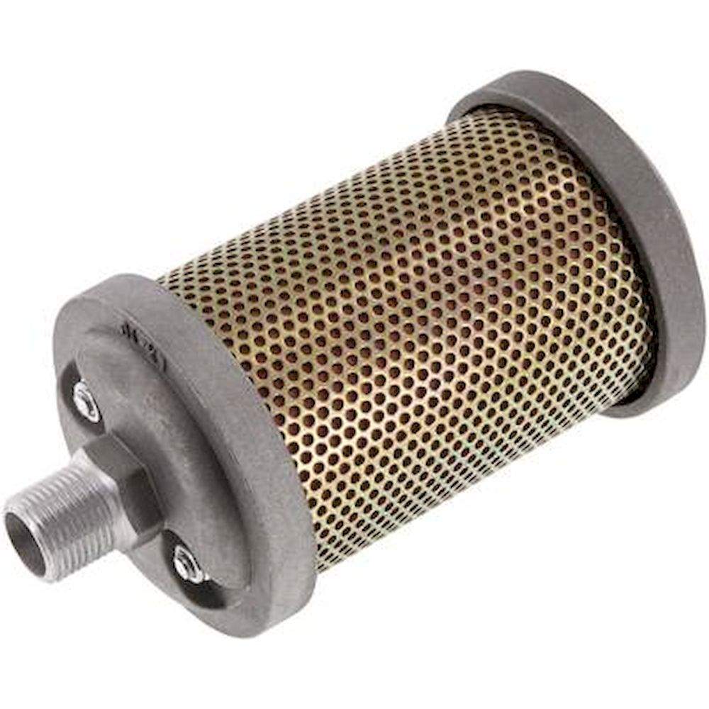 SDH 38 E. Hochleistungs-Schalldämpfer G 3/8" (PN 10 bar)