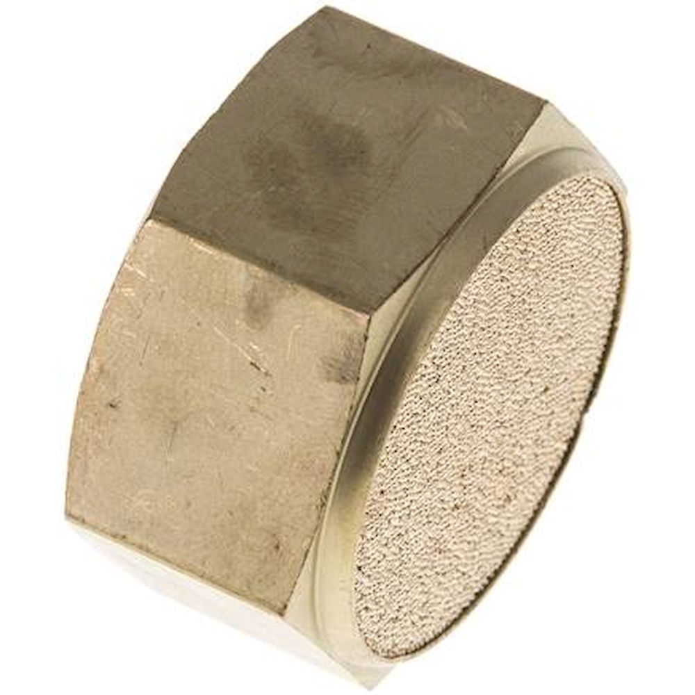 SDI 10. Schalldämpfer G 1", Sinterbronze, Innengewinde