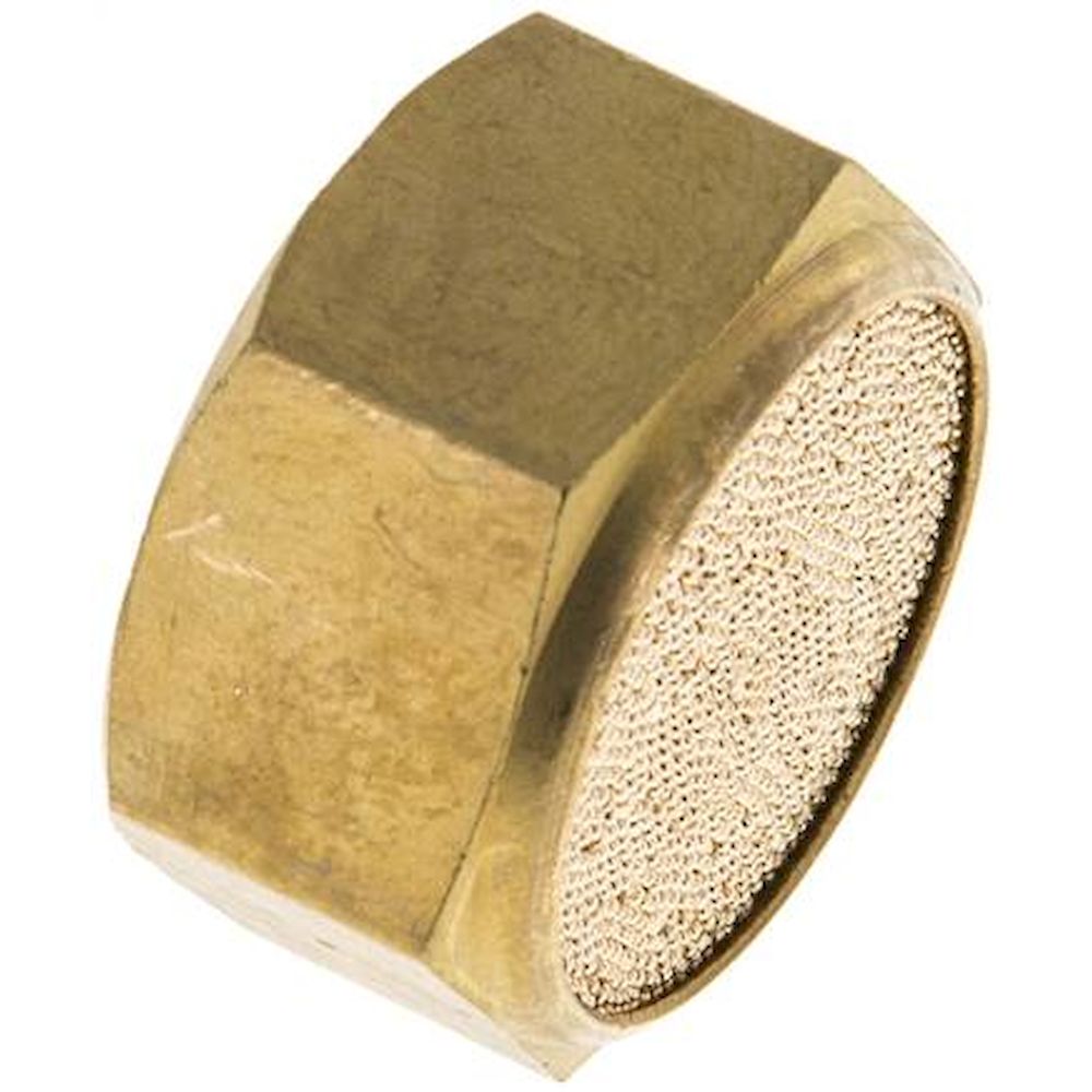 SDI 12. Schalldämpfer G 1/2", Sinterbronze, Innengewinde
