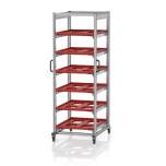 SE 200 86 U. Systemwagen für Eurobehälter 80 x 60 Höhe 200 cm, 70x93,5x200 cm