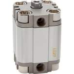 EMC SES 12/80. Compact cylinders, double acting, piston 12 mm, stroke 80 mm