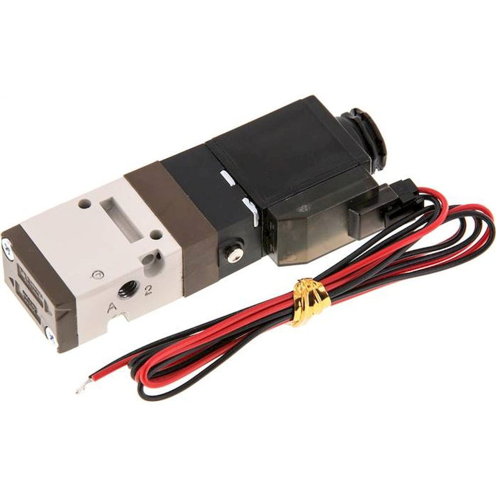 YPC SF1601 IPSM-D4. 3/2-Wege Magnetventil, M 5, Federrückstellung (NC), 24 V DC