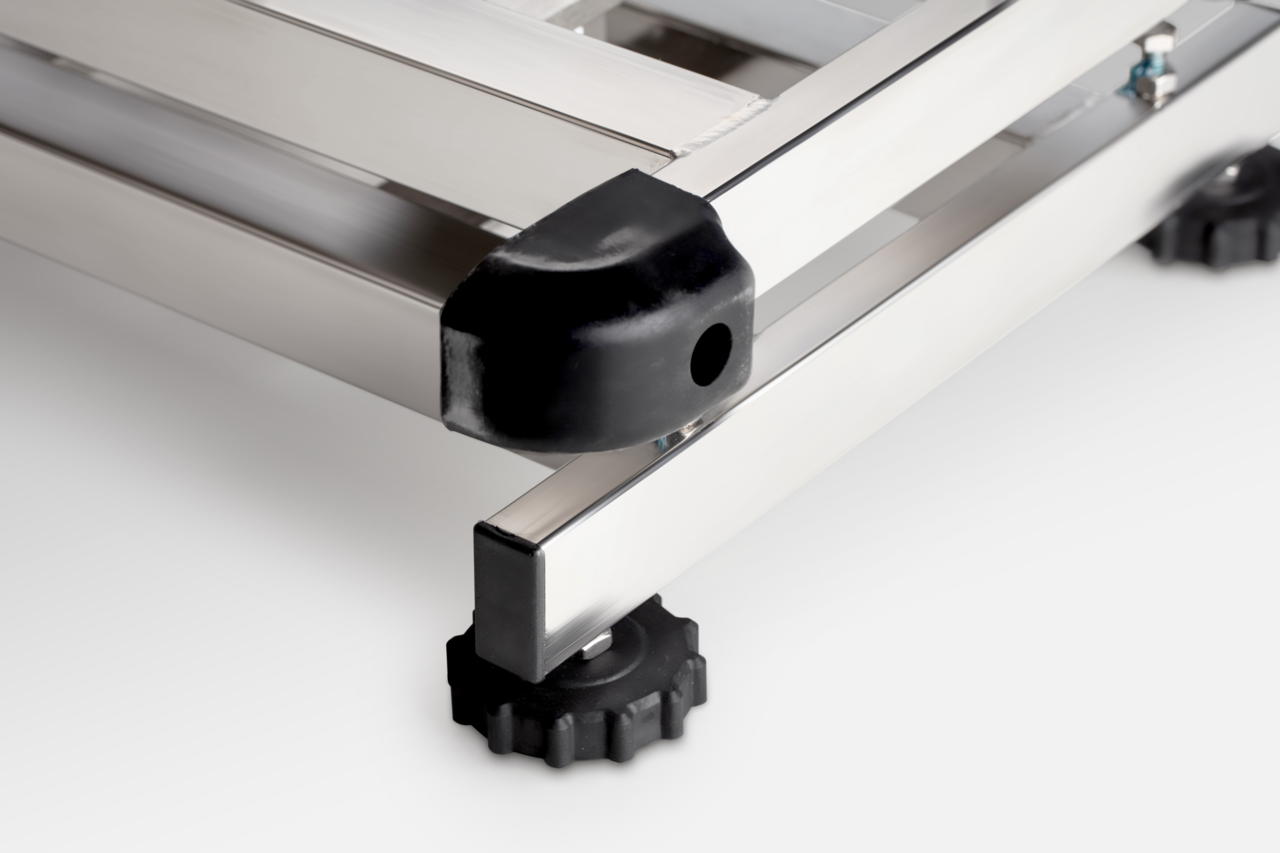 Edelstahl-Plattformwaage 50 kg Ablesbarkeit 0