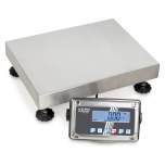 Plattformwaage mit Edelstahl-Auswertegerät 150 kg Ablesbarkeit 0,05 kg - KERN SFE 100K-2NM