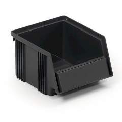 Treston 1520-4ESD. Stacking bin 149x250x130 Black ESD