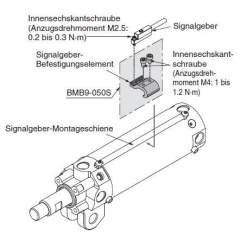 SMC BK1T-040. Signalgeberbefestigung