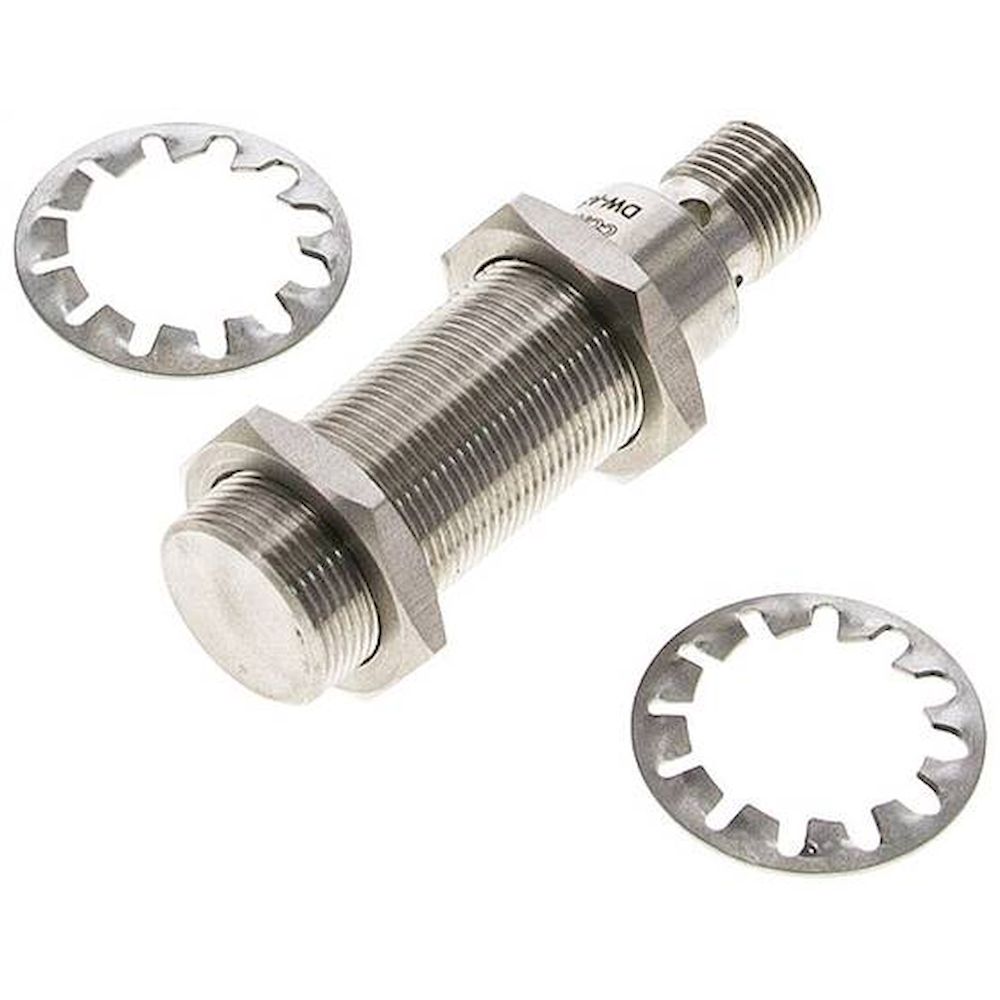 SIN M18-B-10 S12 ES. Ind. Näherungschalter, M 18, SN10 - M 12-Stecker (A-codiert, 4-polig)