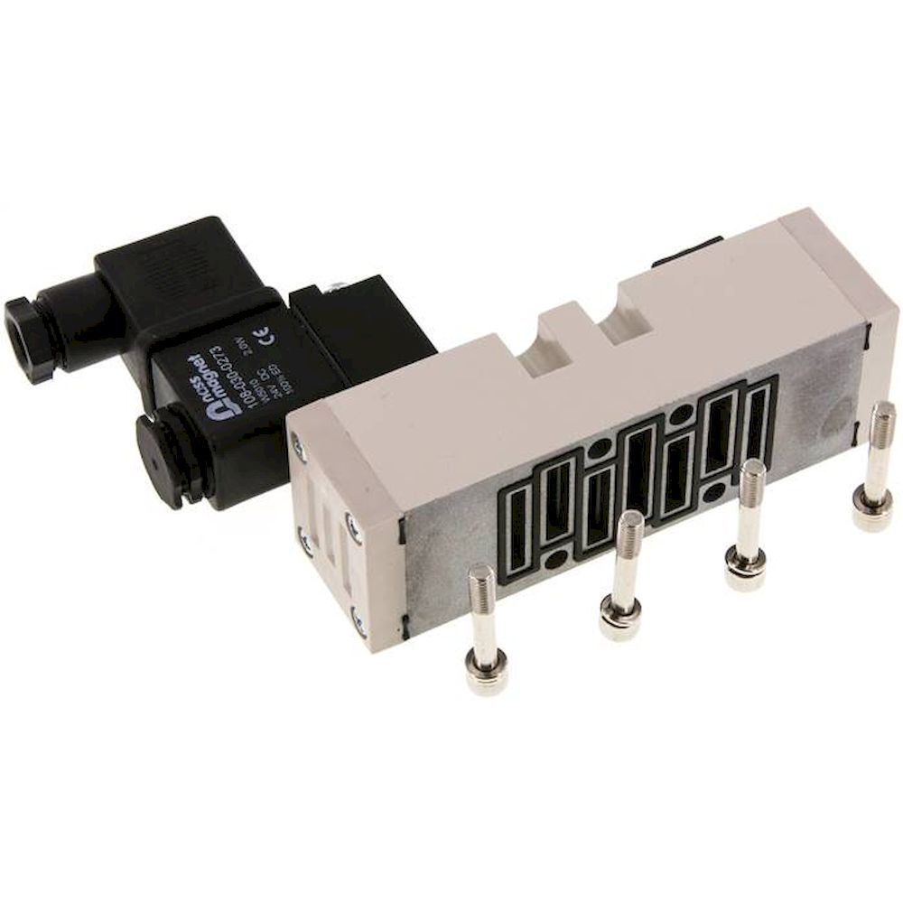 YPC SIV411 IPSC-A2. ISO-Ventil (Größe 1), 5/2-Wege, Federrückstellung, 230 V AC