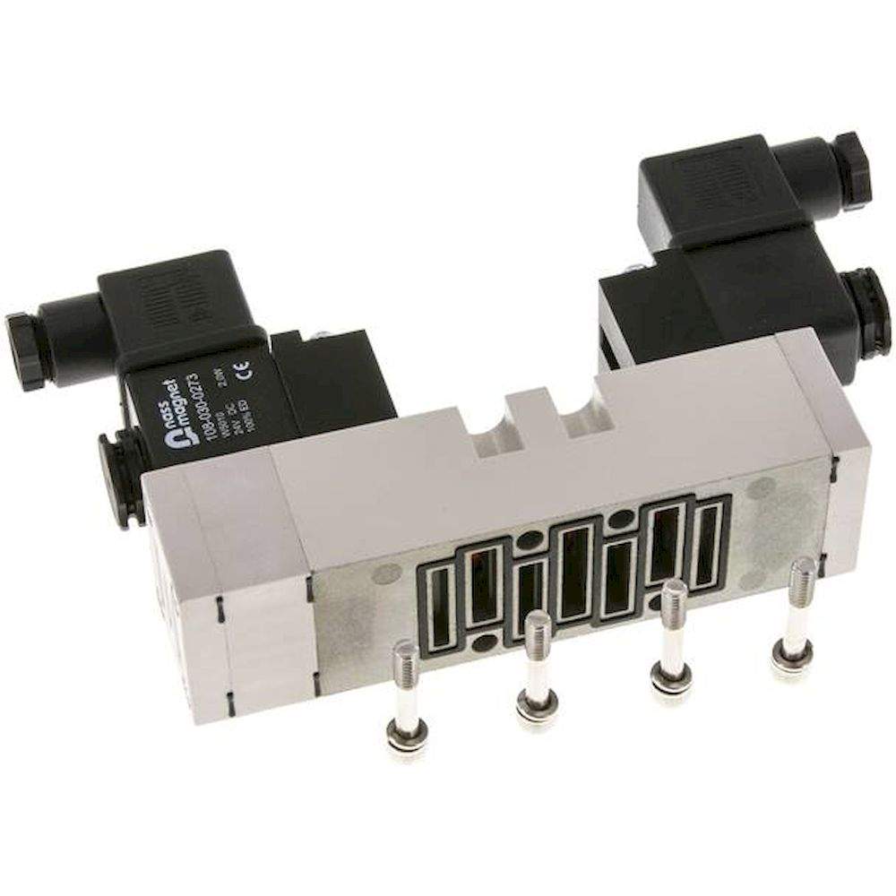 YPC SIV433 IPSC-A4. ISO-Ventil (Größe 1), 5/3-Wege, Mittelstellung geschlossen, 24 V AC