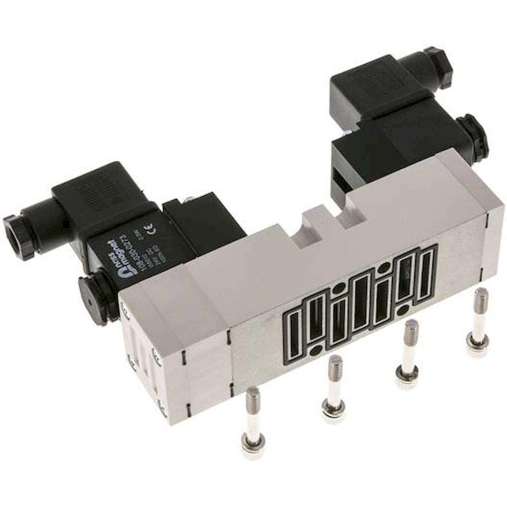 YPC SIV453 IPSC-D2. ISO-Ventil (Größe 1), 5/3-Wege, Mittelstellung belüftet, 12 V DC