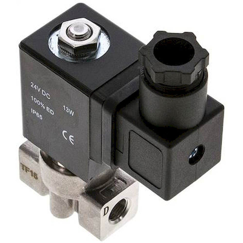 E.MC SLP 18 ES 12V=. 2/2-Wege Magnetventil G 1/8", stromlos geschlossen (NC),12 V DC Eco