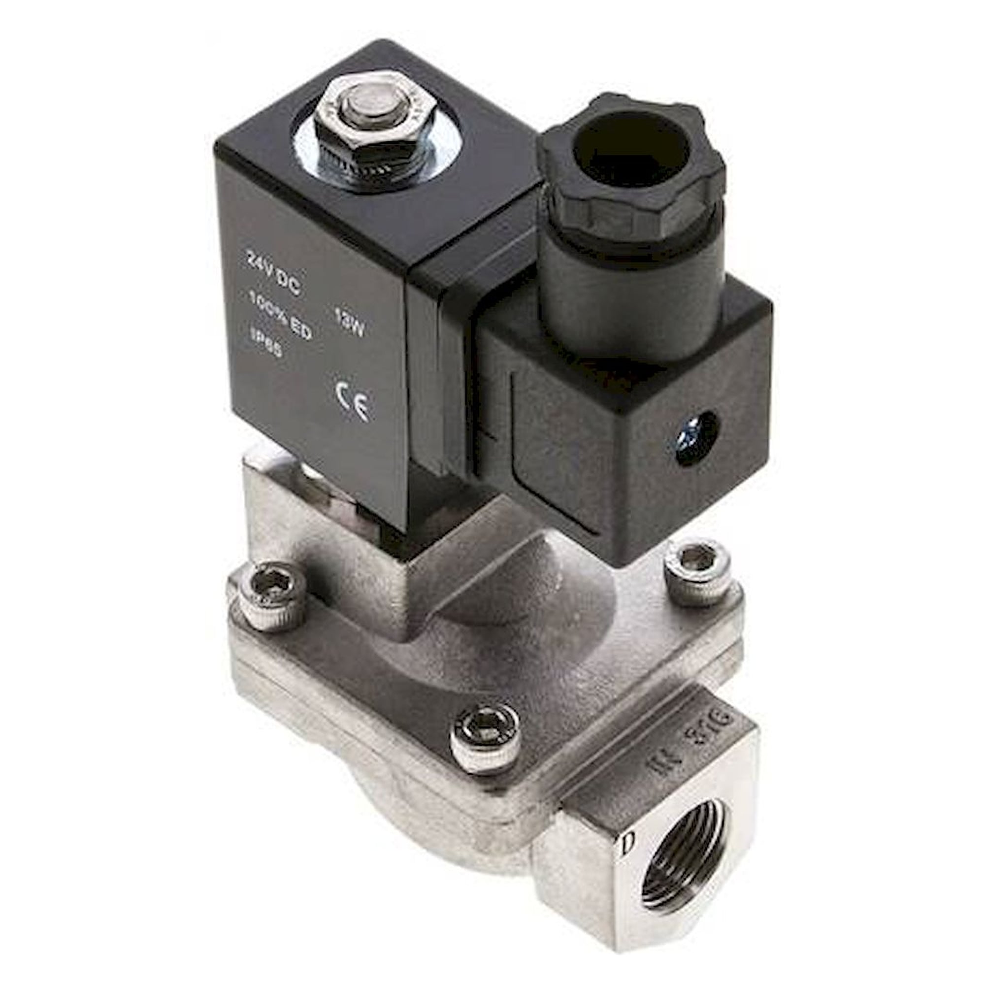 E.MC SLP 38 ES 12V=. 2/2-Wege Magnetventil G 3/8", stromlos geschlossen (NC),12 V DC Eco
