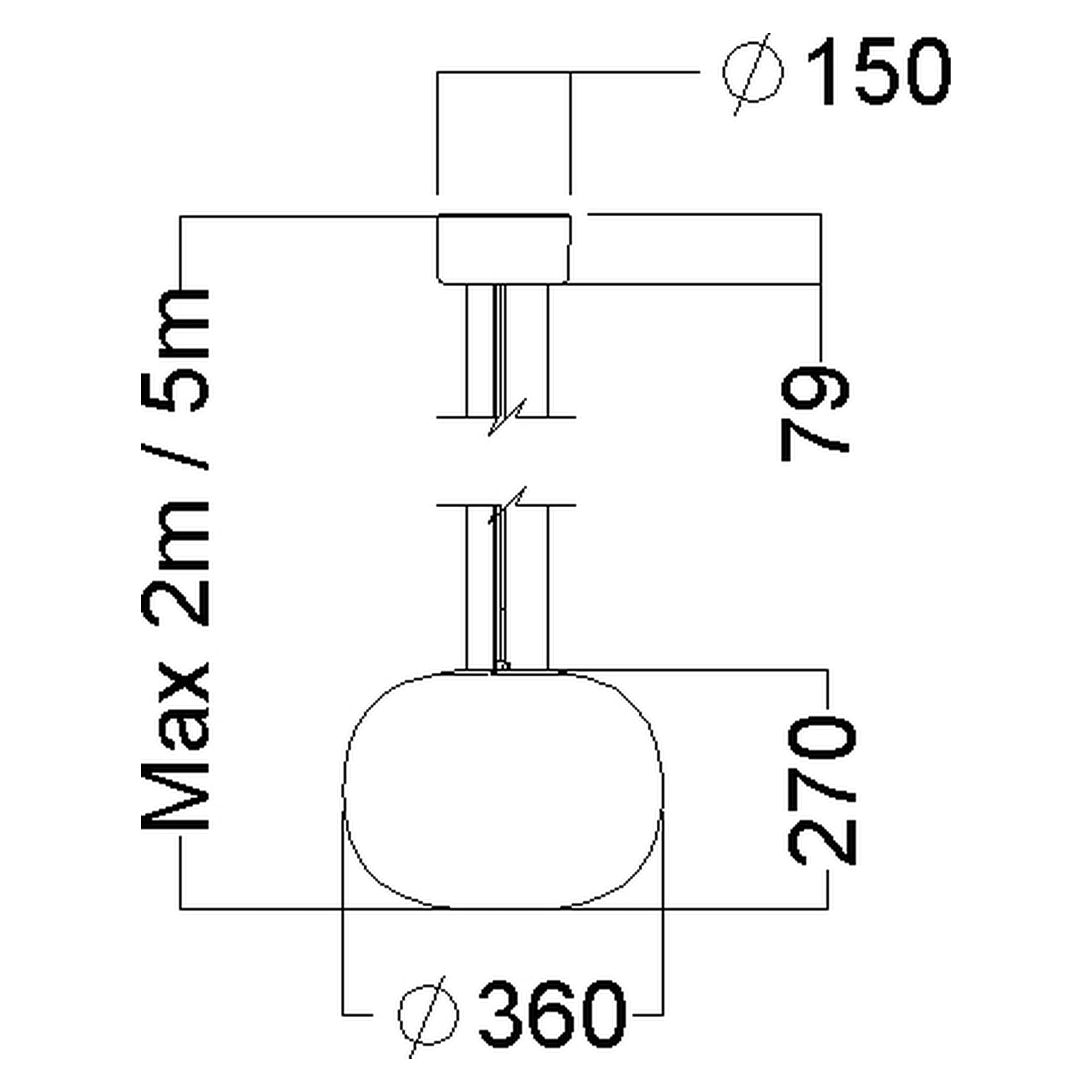 Glamox SNO-P360 luminaire décoratif, 1028 lm, blanc variable (Tunable White), à gradation DALI