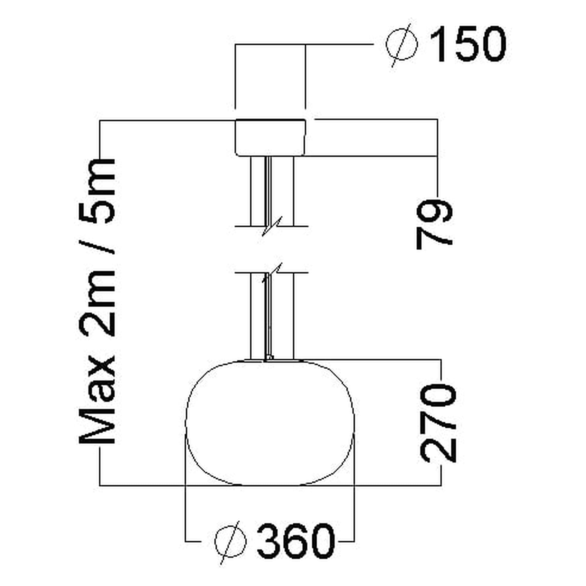 Glamox DIS-P360 luminaire décoratif, 1041 lm, 3000 K, à gradation DALI