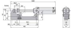 SMC CK1B63TF-100YLZ. CK1-Z/CKG1-Z, Clamp Cylinder, Magnetic Field Resistant Auto Switch (Band Mounting Style)