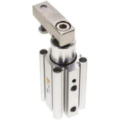 EMC SQKL 32/10. Swivel clamps / clamping cylinder 32 mm, clamping stroke 10mm left turning (turns counter-clockwis