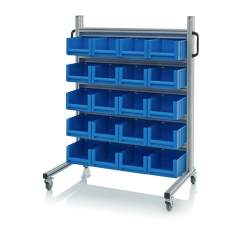 SR.L.3214. System trolleys for rack boxes, 20 pieces RK 3214
(30x23.4x14 cm)