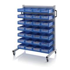 SR.L.4209. System trolleys for rack boxes, 28 pieces RK 4209
(40x23.4x9 cm)