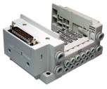 SMC SS5Y5-10F1-08B-C8. SS5Y5-10, 5000 Series Manifold, D-sub Connector, Flat Ribbon Cable (IP40), Side Ported