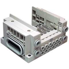 SMC SS5Y3-10S0-11B-C6. SS5Y3-10S, Serie 3000, Digitale Ausgangseinheit Series EX260, Anschlüsse seitlich