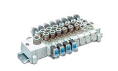SMC SS5Y3-45-08D-C6-Q. SS5Y3-45, 3000 Series, Stacking Manifold,  DIN Rail Mount, Individual Wiring