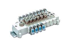 SMC SS5Y3-60-02U-Q. SS5Y3-60, 3000 Series, Cassette Style Manifold, Body Ported